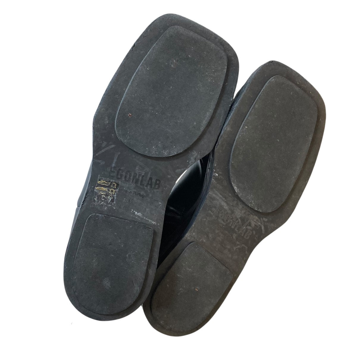 EGONLAB(エゴンラボ) メタルヒールスクエアトゥサイドジップブーツ