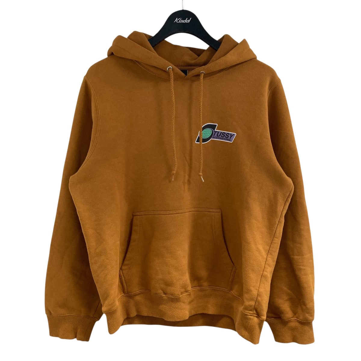 stussy バックプリントプルオーバーパーカー 古着・中古-1枚目のアイテム画像