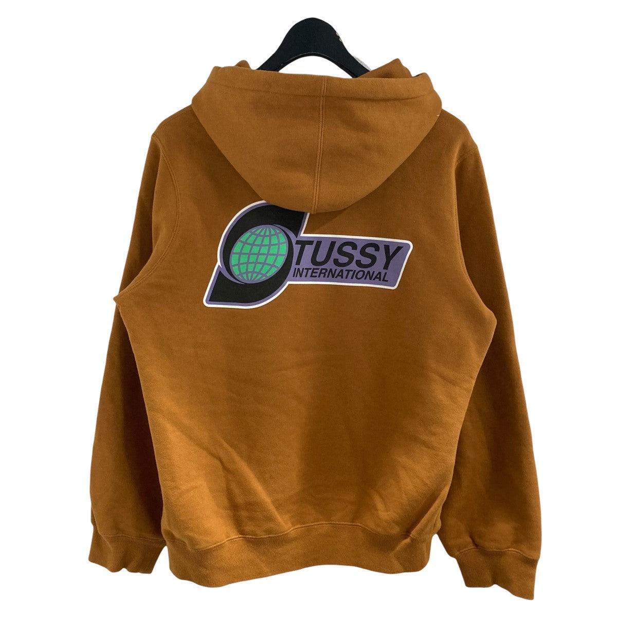 stussy バックプリントプルオーバーパーカー 古着・中古-3枚目のアイテム画像