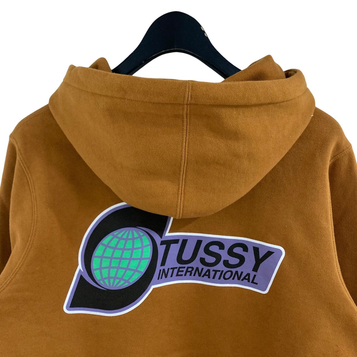 stussy バックプリントプルオーバーパーカー 古着・中古-4枚目のアイテム画像