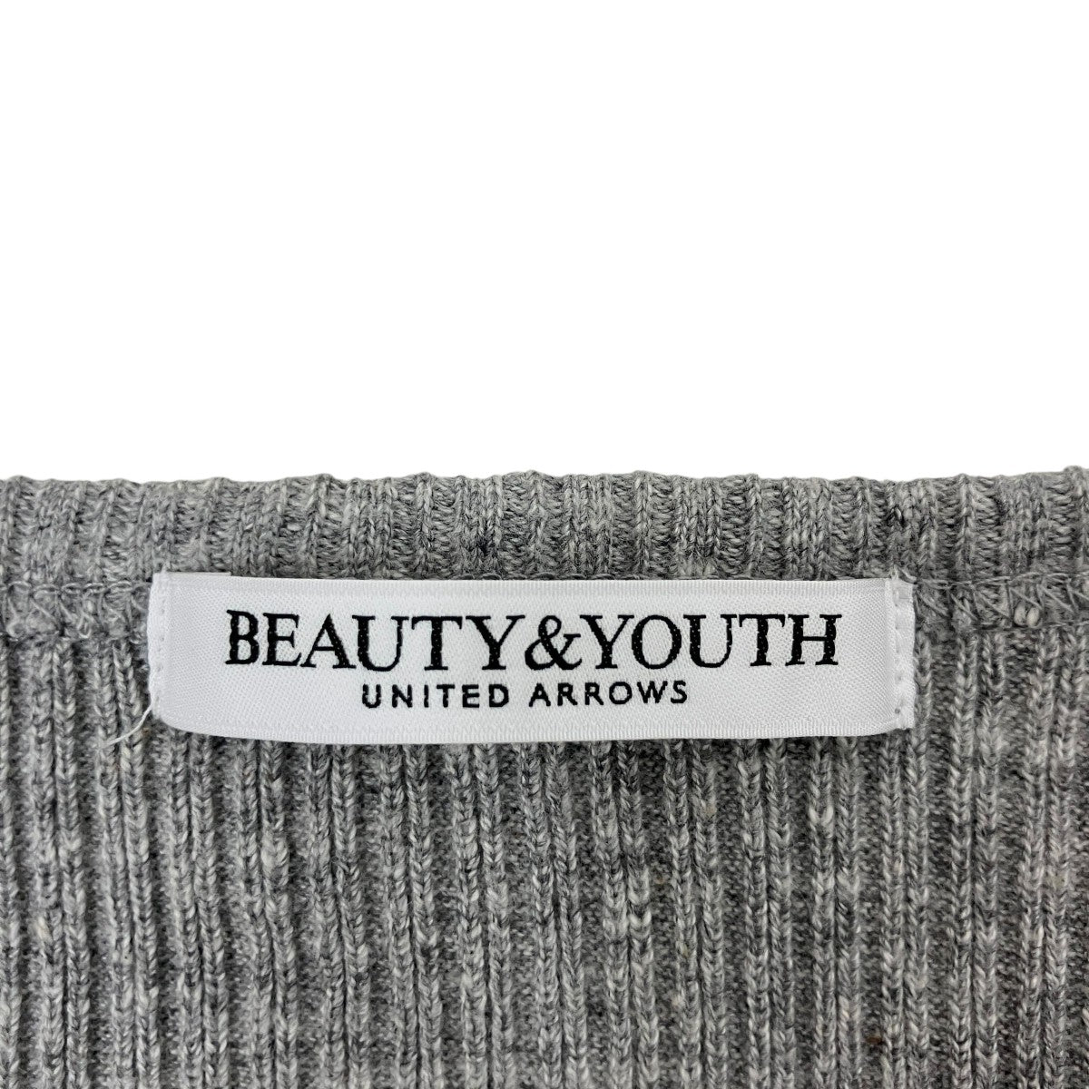 BEAUTY＆YOUTH UNITED ARROWS ノースリーブニットトップ1617-199-6010 古着・中古-3枚目のアイテム画像