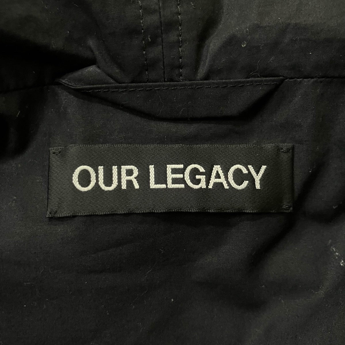 OUR LEGACY チェックフーデッドジップアップジャケット 古着・中古-5枚目のアイテム画像