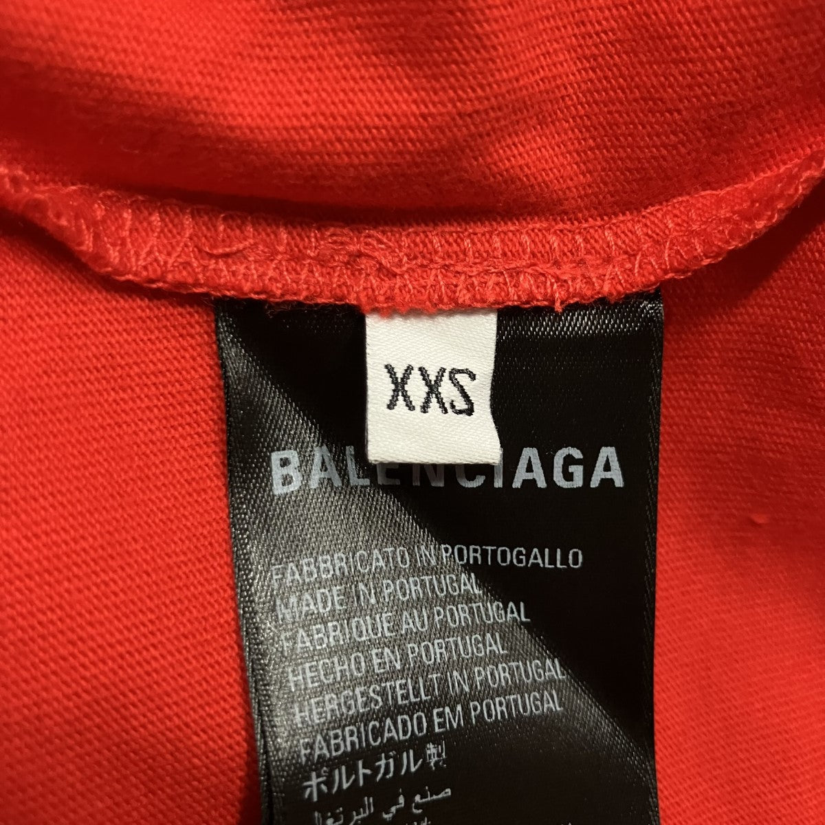 BALENCIAGA ロゴ刺繍Tシャツ 古着・中古-6枚目のアイテム画像
