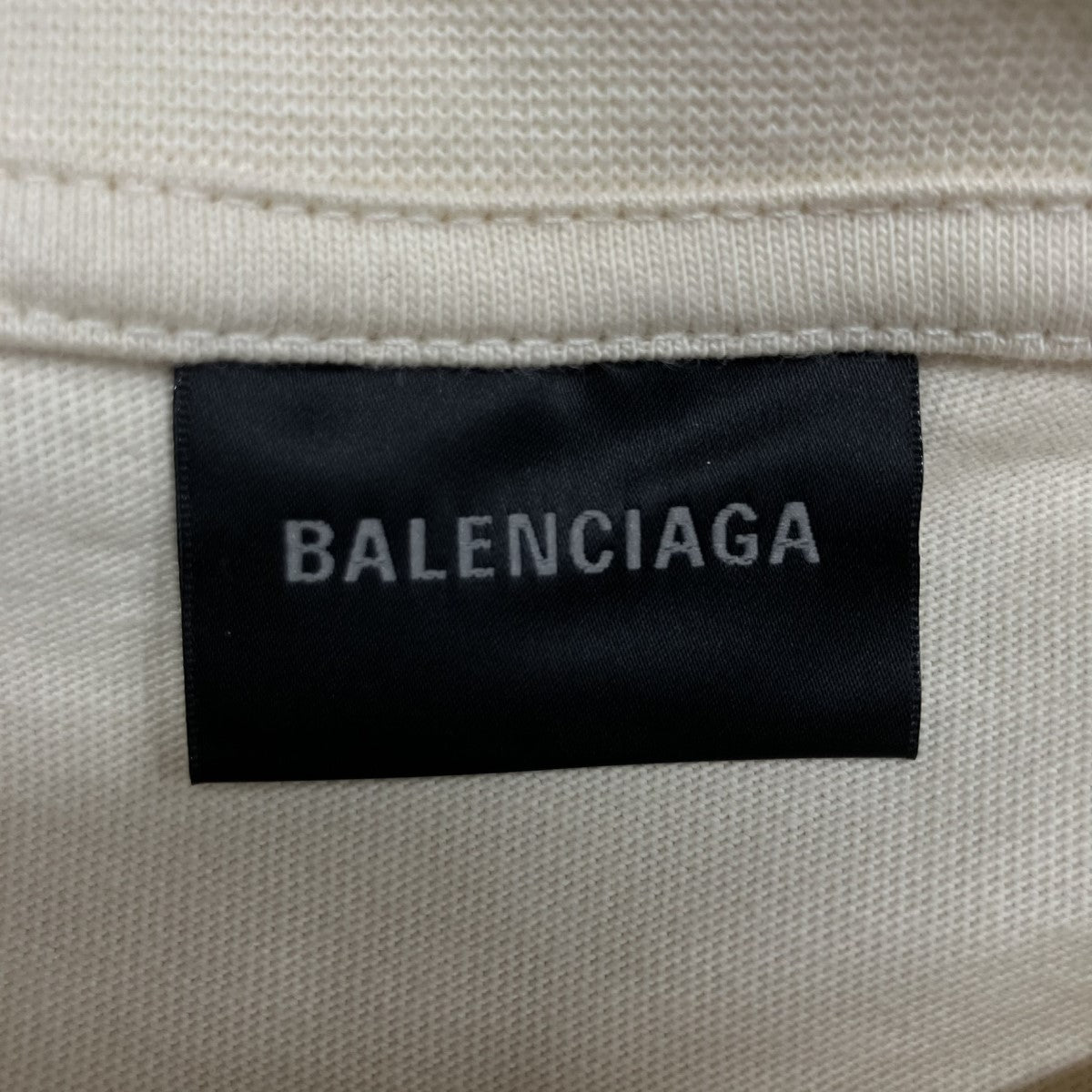 BALENCIAGA ロゴ刺繍Tシャツ 古着・中古-5枚目のアイテム画像
