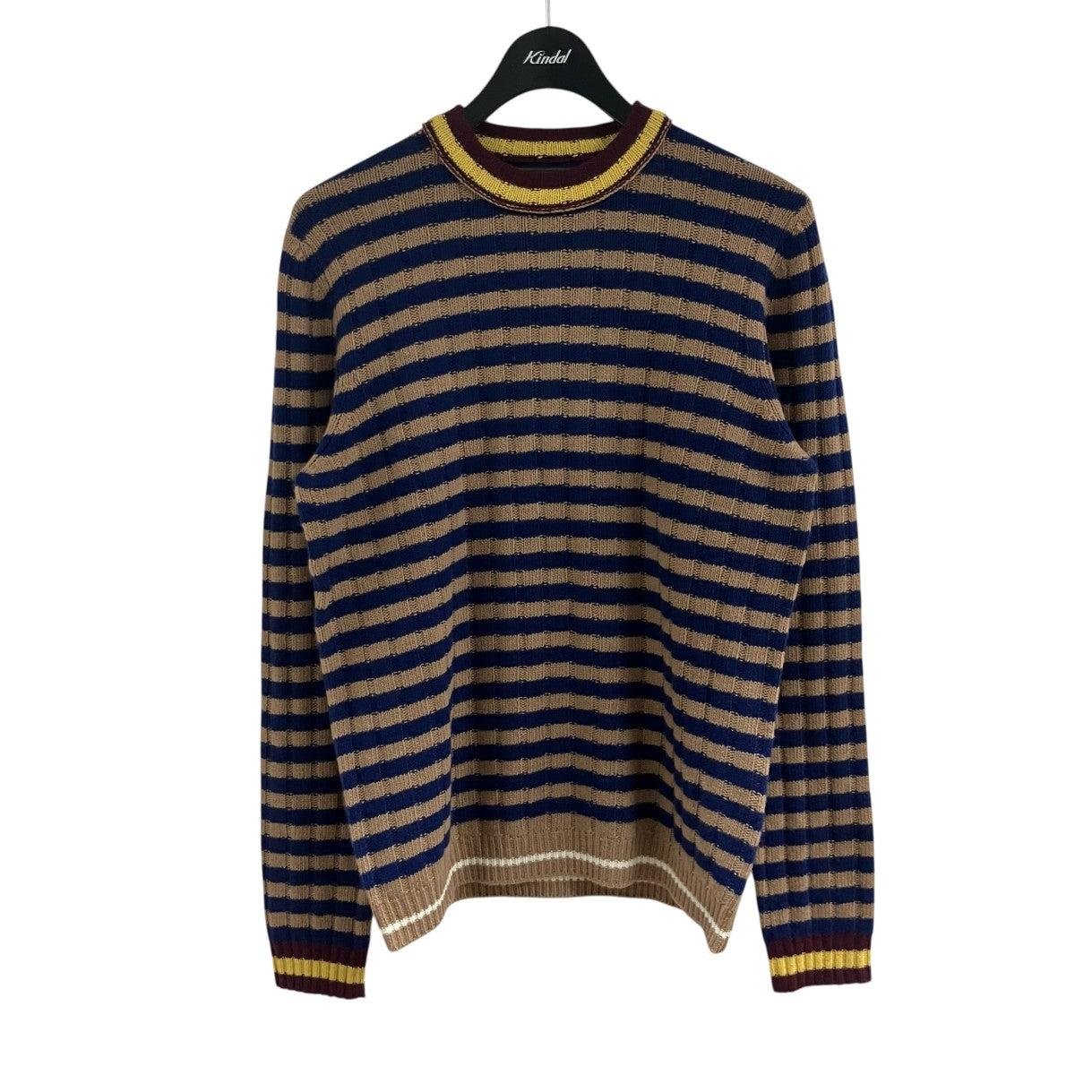 PRADA ボーダーニット 古着・中古-1枚目のアイテム画像