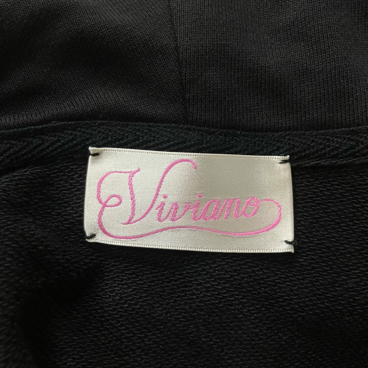 VIVIANO ローズパッチプルオーバーパーカー 古着・中古-5枚目のアイテム画像