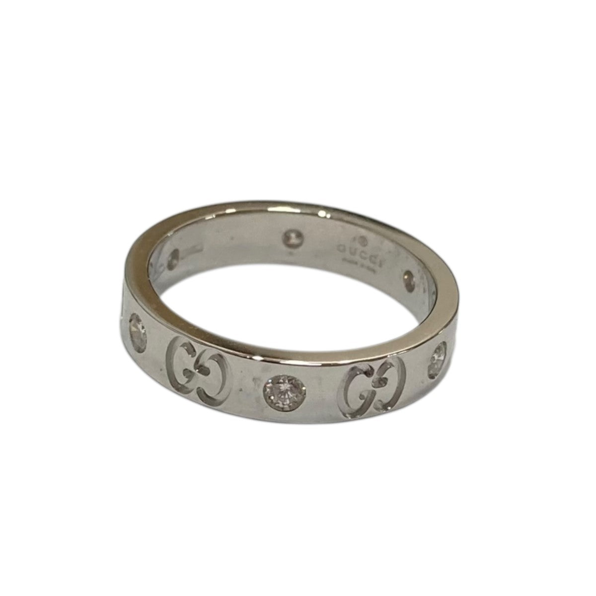 GUCCI ダイヤモンドアイコンリング 古着・中古-2枚目のアイテム画像