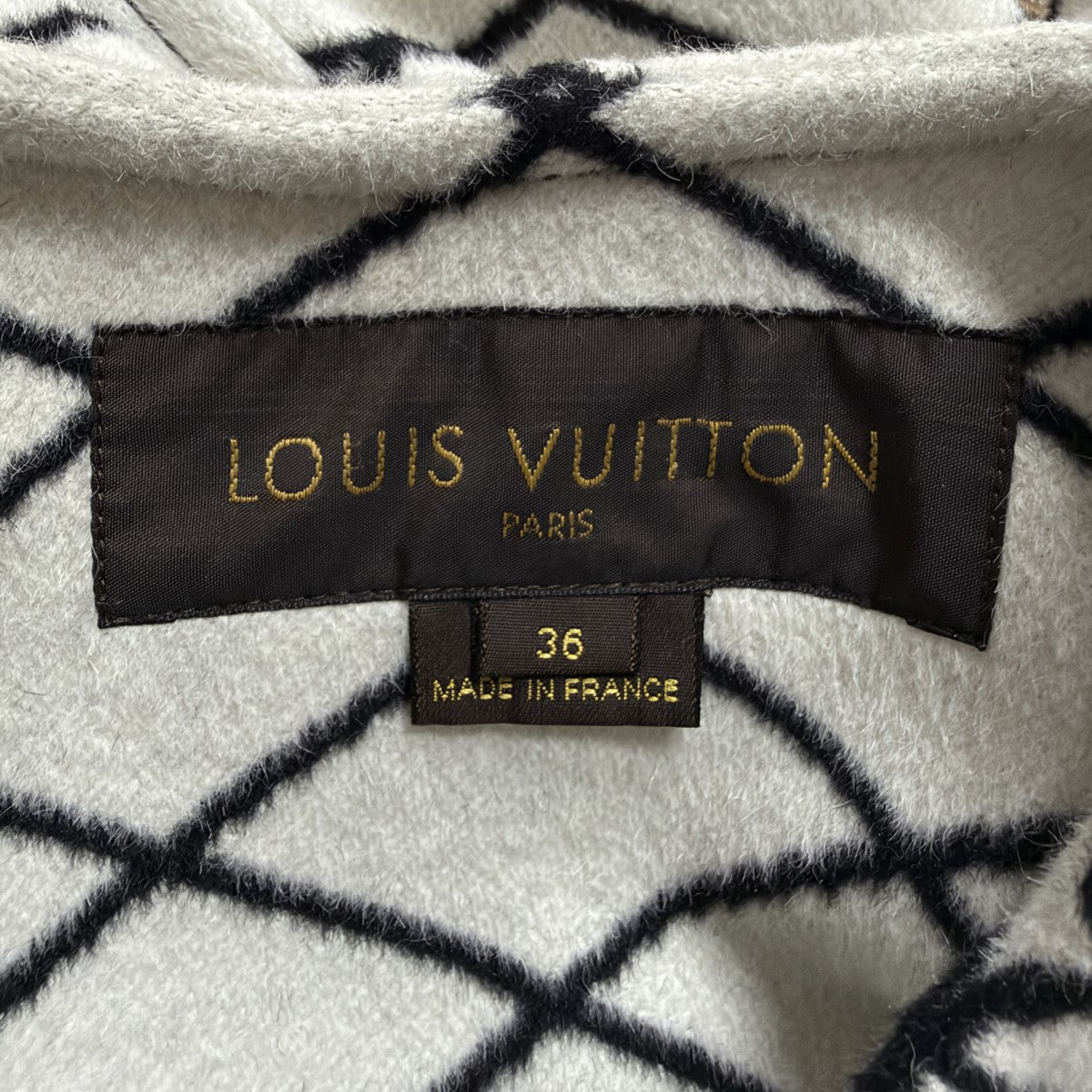 LOUIS VUITTON アンゴラウールコート 古着・中古-7枚目のアイテム画像