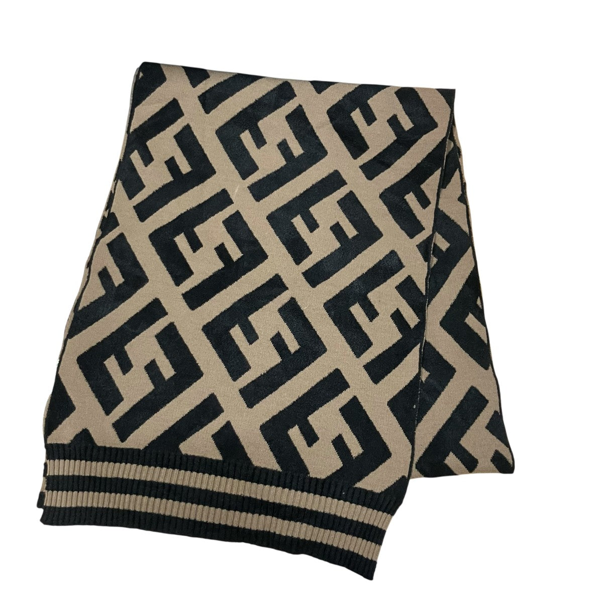 FENDI ズッカ柄マフラー 古着・中古-2枚目のアイテム画像