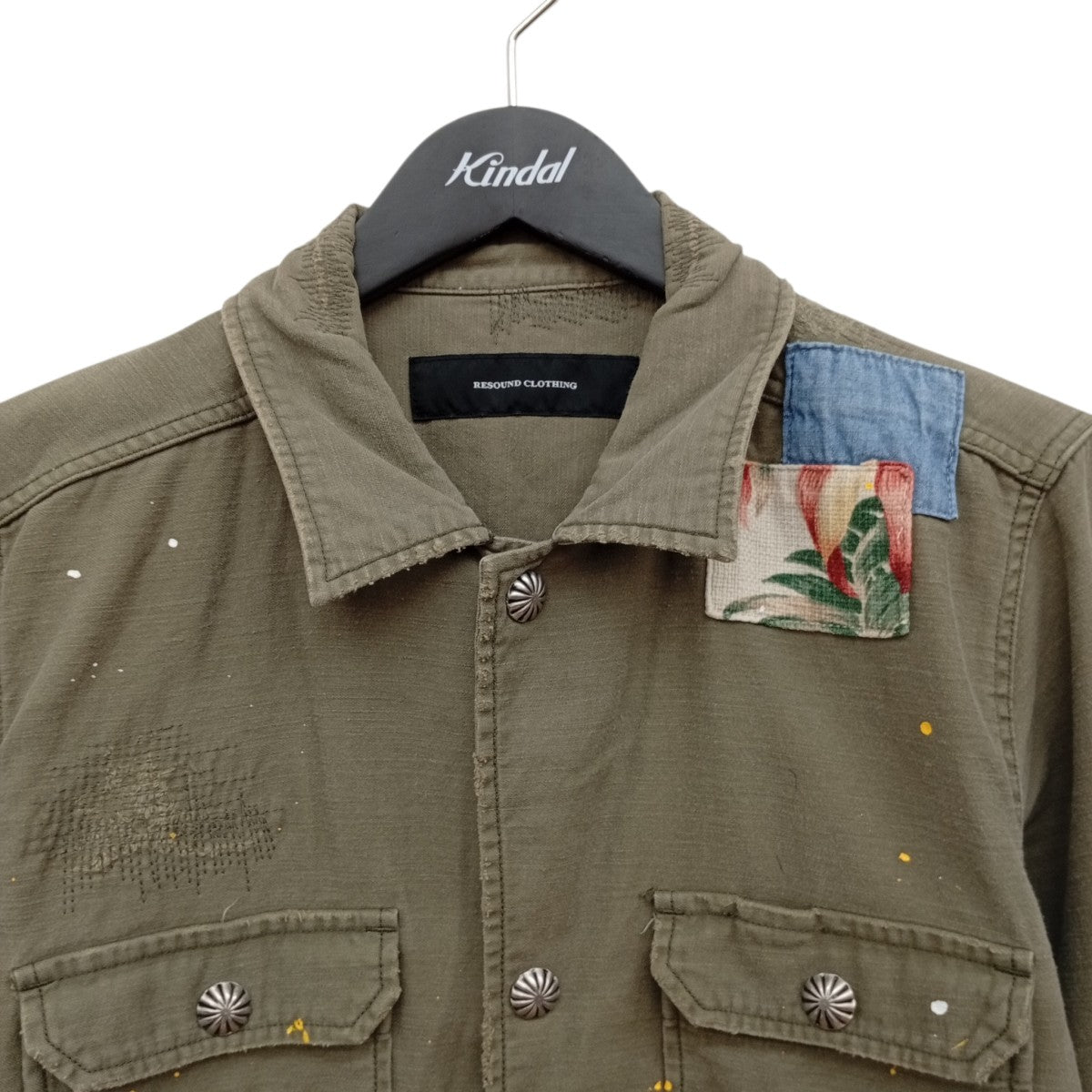 RESOUND CLOTHING ミリタリーシャツRC7-SH-002 古着・中古-5枚目のアイテム画像