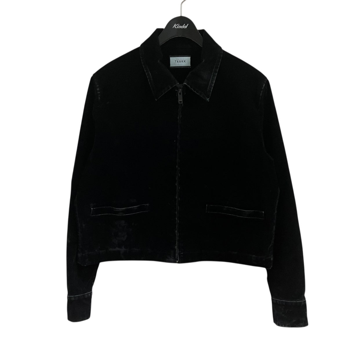 TAAKK ベルベットデニムジャケット 古着・中古-1枚目のアイテム画像