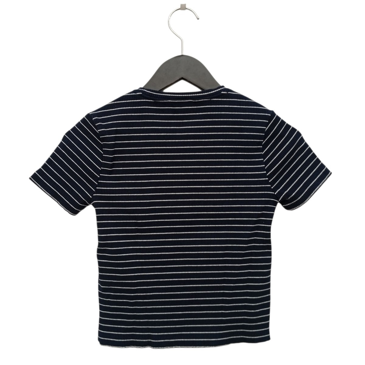 POLO RALPH LAUREN ボーダー半袖ニットブラウス 古着・中古-2枚目のアイテム画像