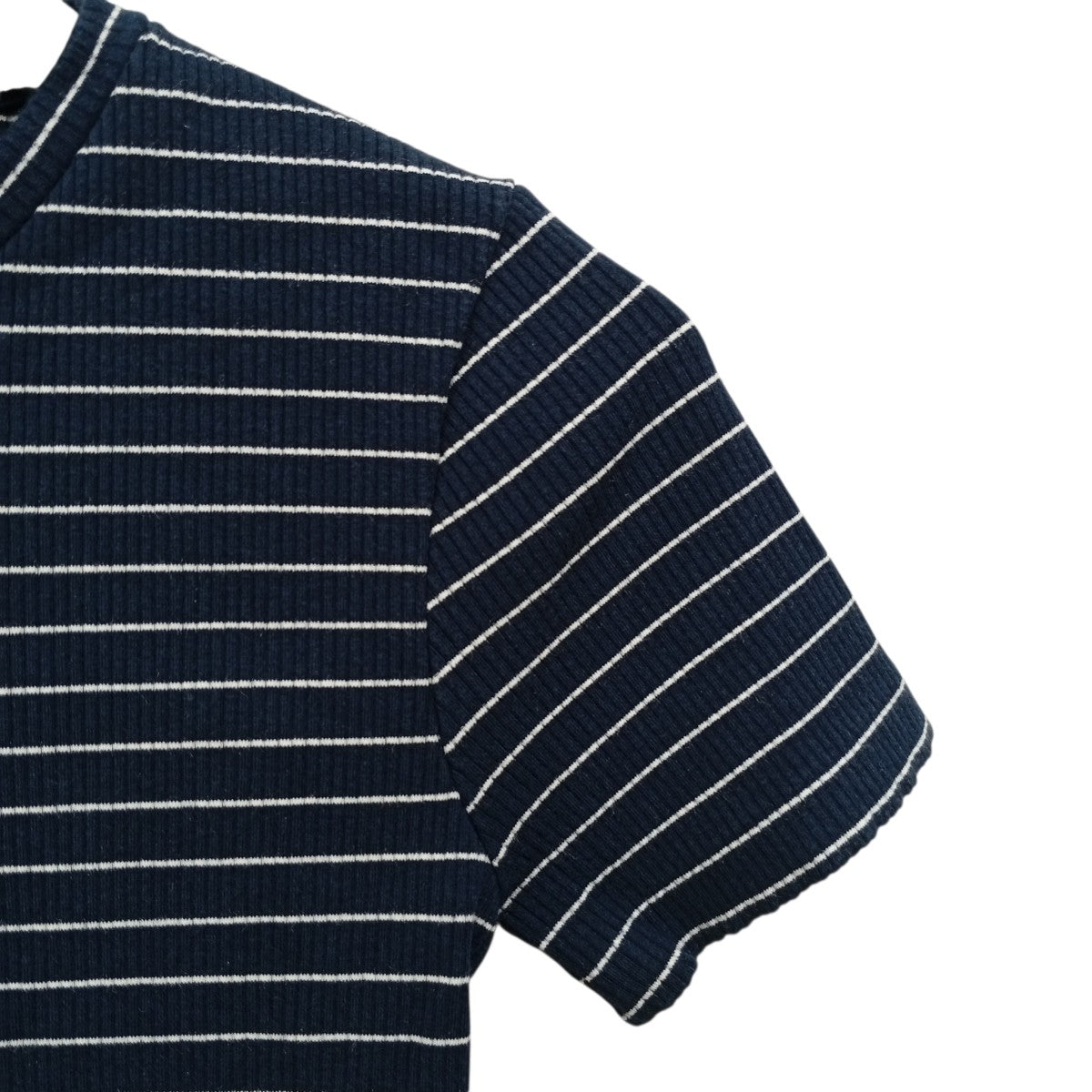 POLO RALPH LAUREN ボーダー半袖ニットブラウス 古着・中古-6枚目のアイテム画像