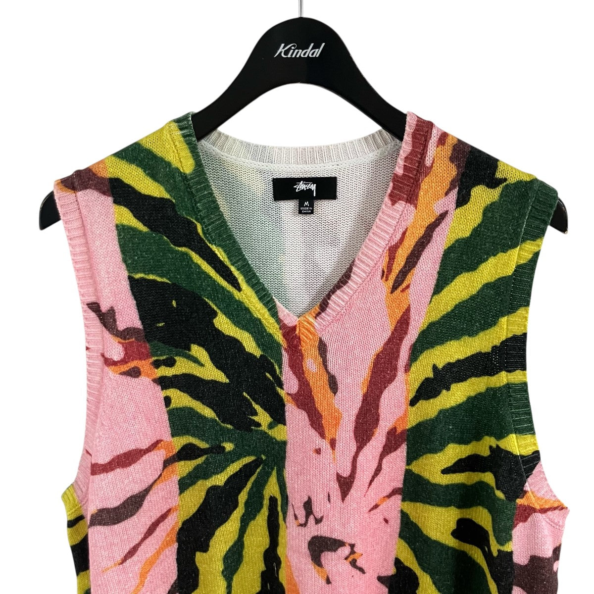 stussy ニットベスト 古着・中古-2枚目のアイテム画像