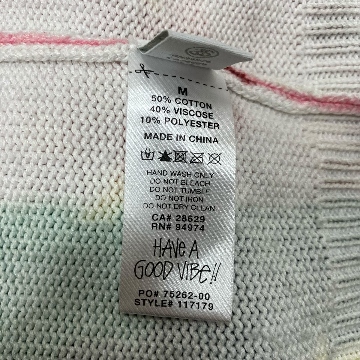 stussy ニットベスト 古着・中古-6枚目のアイテム画像