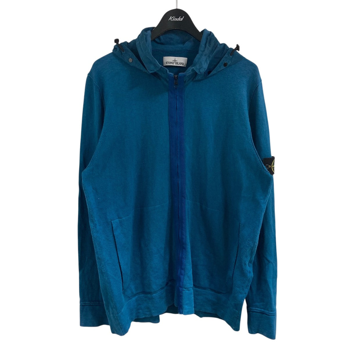 STONE ISLAND ニットジップアップパーカー 古着・中古-1枚目のアイテム画像
