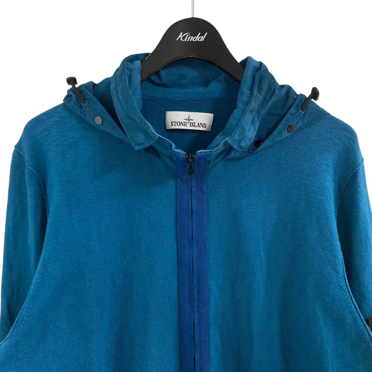 STONE ISLAND ニットジップアップパーカー 古着・中古-2枚目のアイテム画像