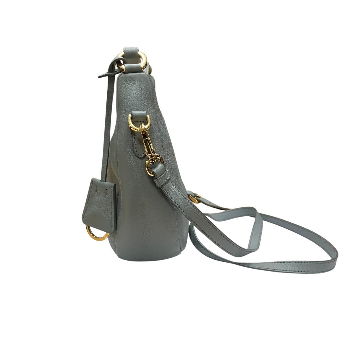 PRADA ソフトグレインレザー スモールホーボー 2WAYショルダーバッグ 古着・中古-3枚目のアイテム画像