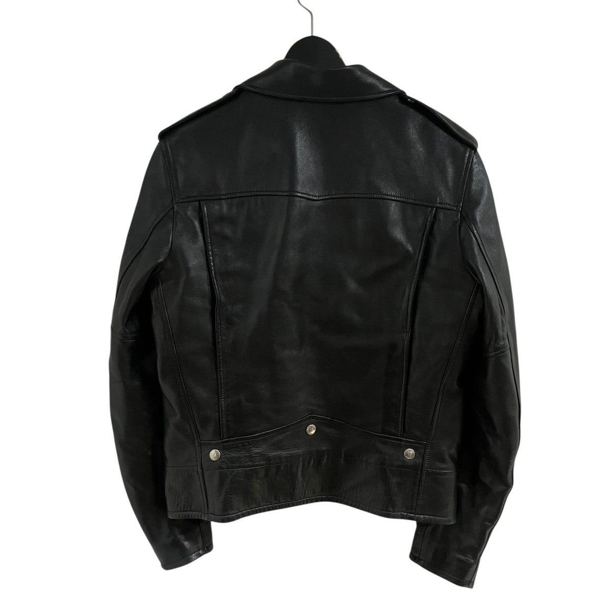 Saint Laurent Paris ラムレザーライダースジャケット 古着・中古-5枚目のアイテム画像