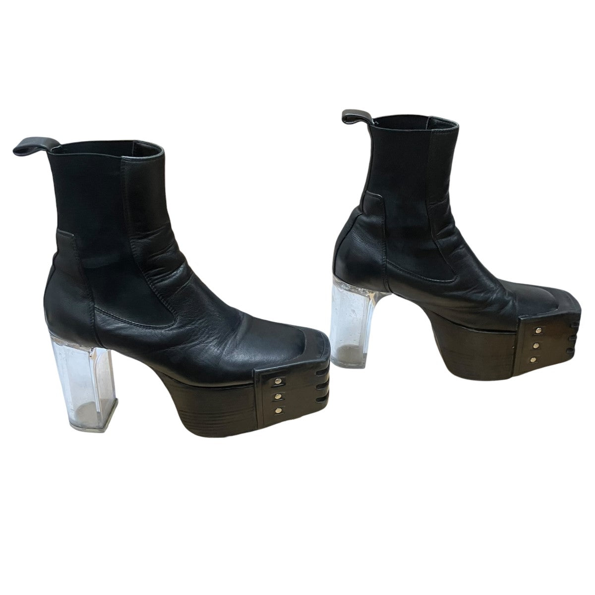 RICK OWENS クリアソールキスブーツ 古着・中古-4枚目のアイテム画像
