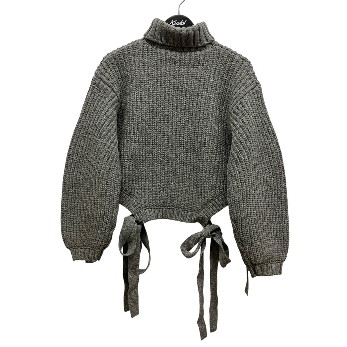タートルネックニット0223030515 ｢Wool Tie Knit Top｣