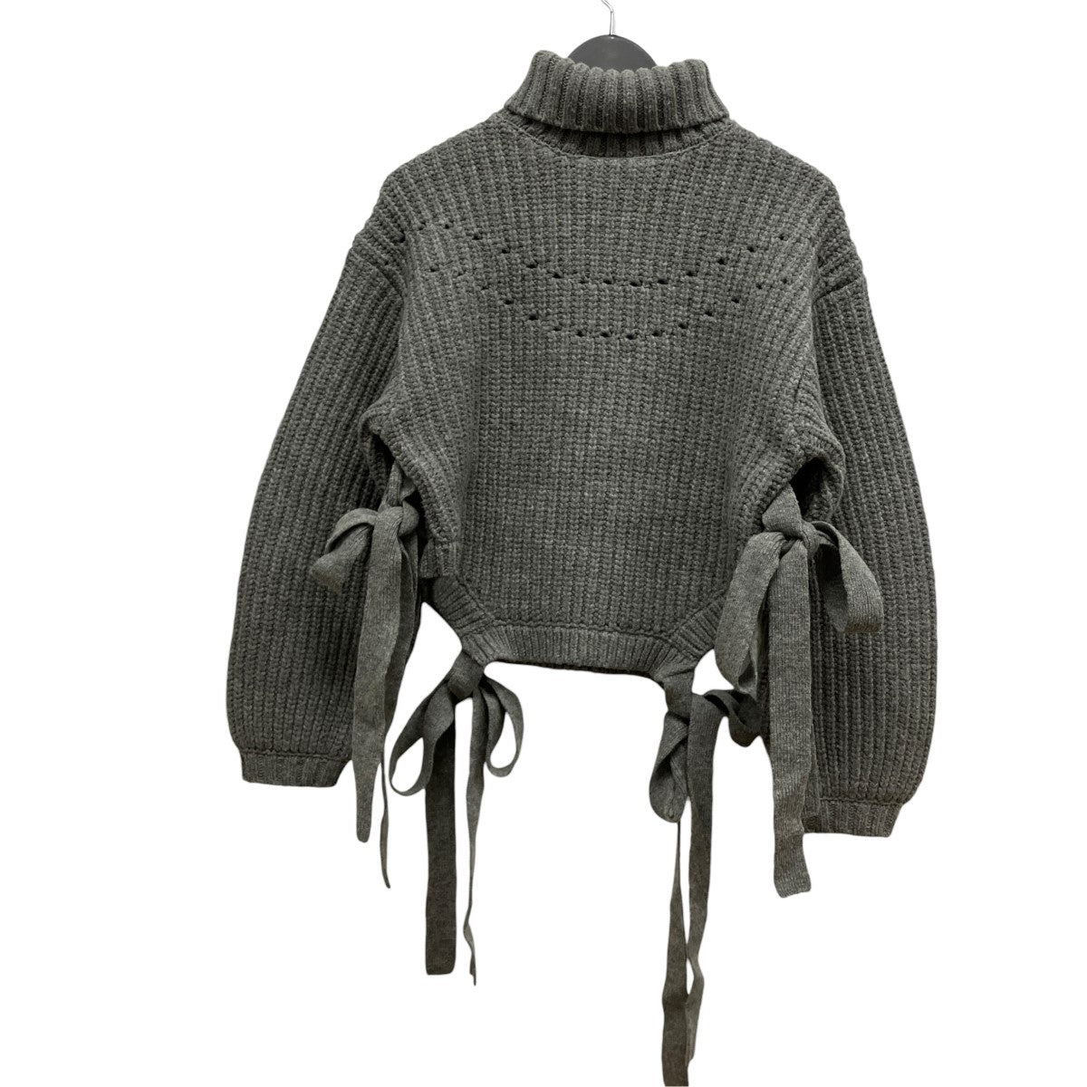 タートルネックニット0223030515 ｢Wool Tie Knit Top｣