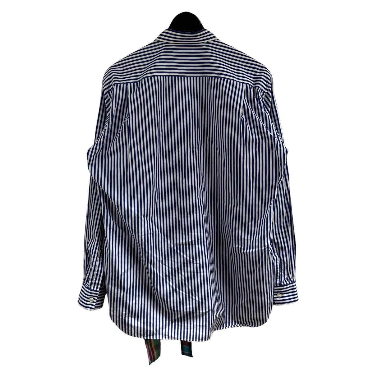 COMME des GARCONS SHIRT ストライプチェックシャツ 古着・中古-3枚目のアイテム画像
