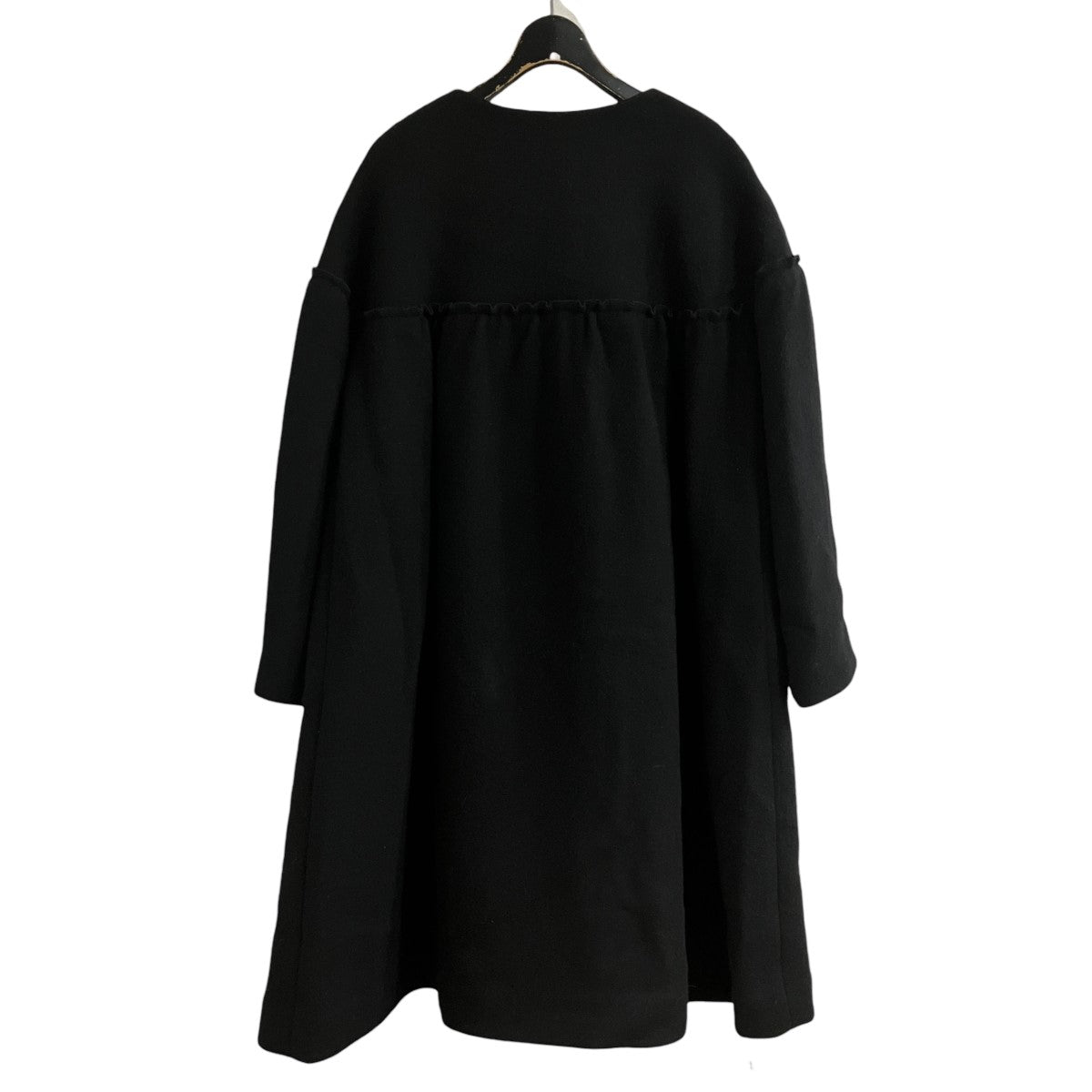Chloe クロエ ハーフコート 2way スタンドカラー フード スロバキア製 Chloe(クロエ) ウールコート 17SMA24-S012 ブラック サイズ 36｜【公式