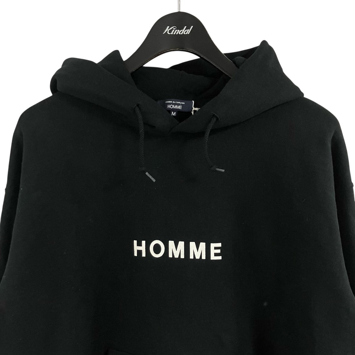 COMME des GARCONS HOMME ロゴプルオーバーパーカー 古着・中古-2枚目のアイテム画像