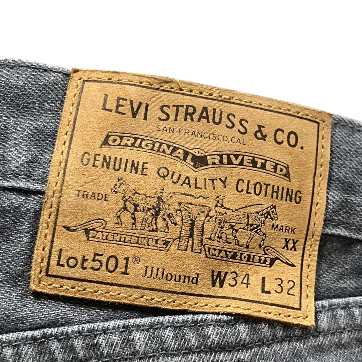 LEVI’S×JJJJound デニムパンツ 古着・中古-8枚目のアイテム画像