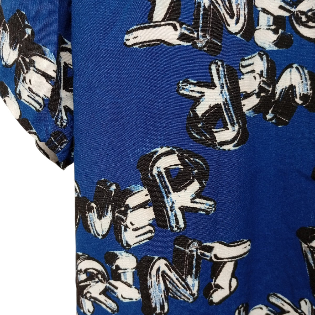 overprint chain logo Rayon ShirtsアロハシャツOV0226-0103 古着・中古-6枚目のアイテム画像