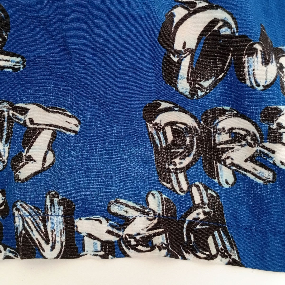 overprint chain logo Rayon ShirtsアロハシャツOV0226-0103 古着・中古-7枚目のアイテム画像