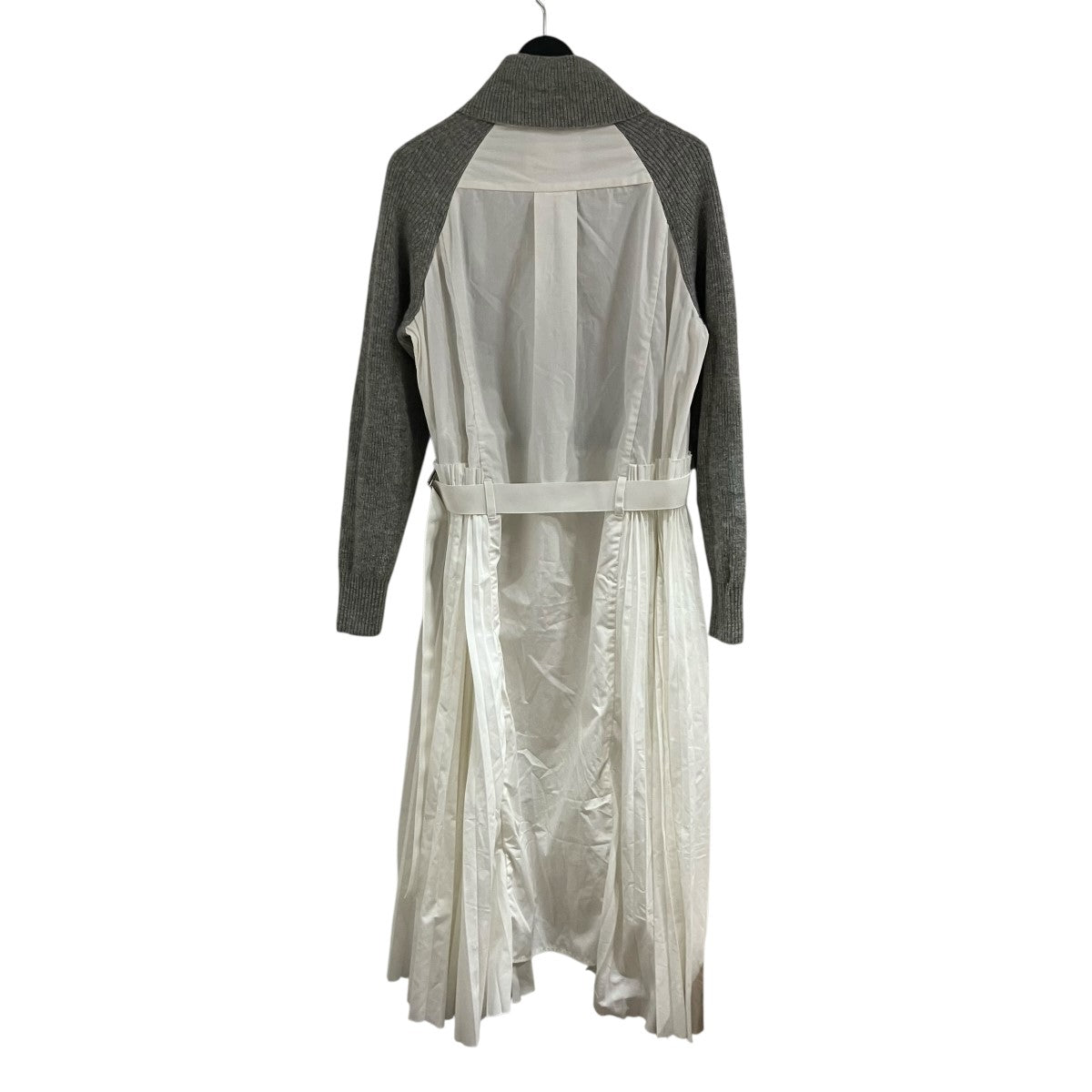 sacai ニットドッキングワンピース 古着・中古-3枚目のアイテム画像