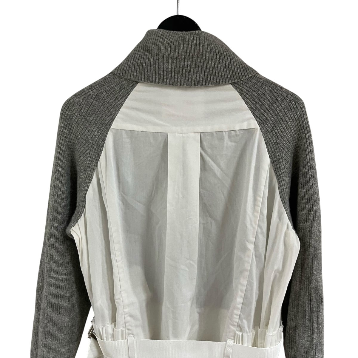 sacai ニットドッキングワンピース 古着・中古-4枚目のアイテム画像