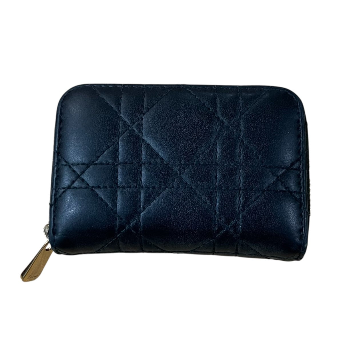 Christian Dior LADY DIOR ミニウォレット 二つ折り財布 古着・中古-1枚目のアイテム画像