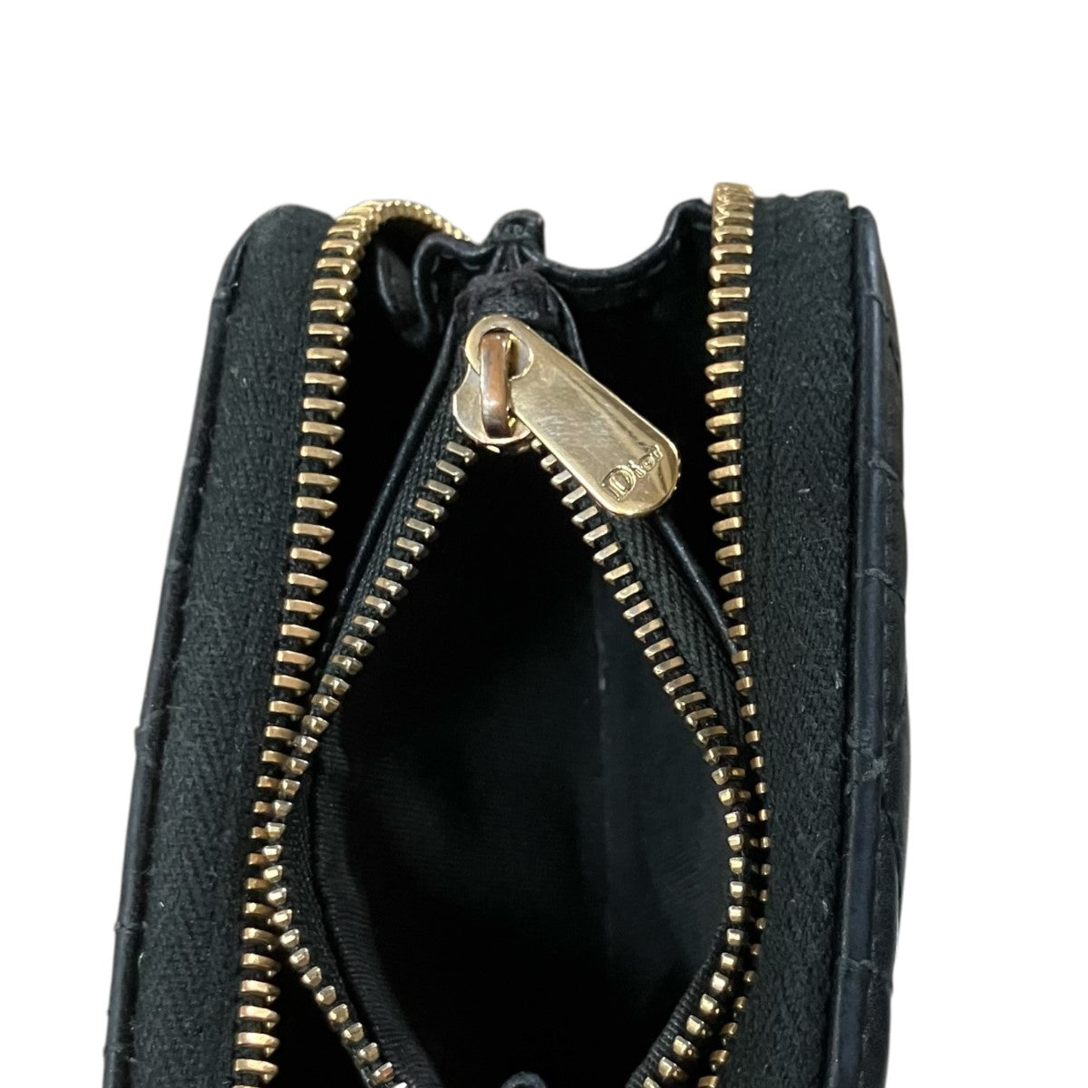 Christian Dior LADY DIOR ミニウォレット 二つ折り財布 古着・中古-5枚目のアイテム画像
