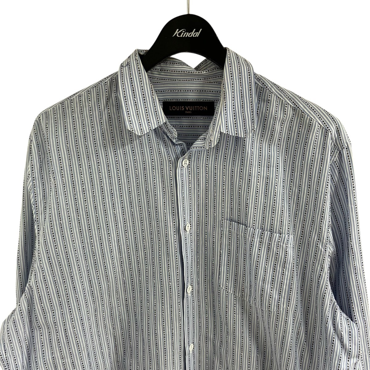 LOUIS VUITTON ストライプシャツ 古着・中古-2枚目のアイテム画像