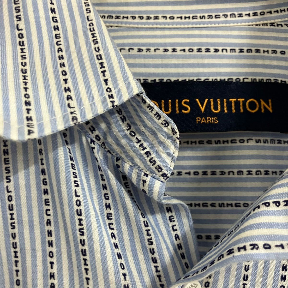 LOUIS VUITTON ストライプシャツ 古着・中古-3枚目のアイテム画像