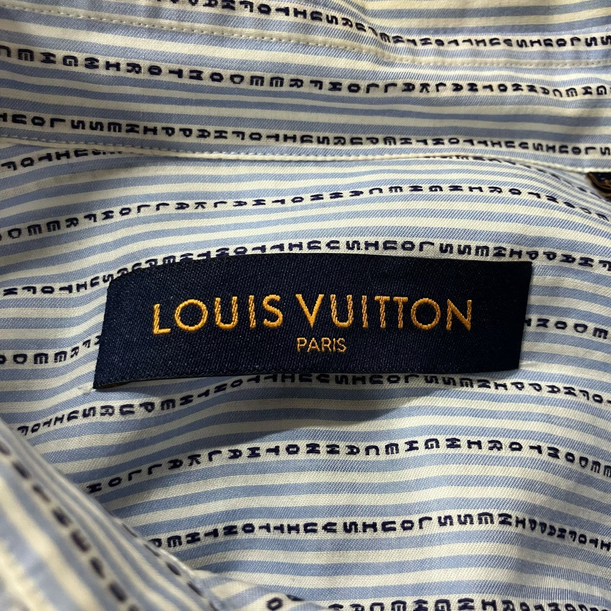 LOUIS VUITTON ストライプシャツ 古着・中古-6枚目のアイテム画像