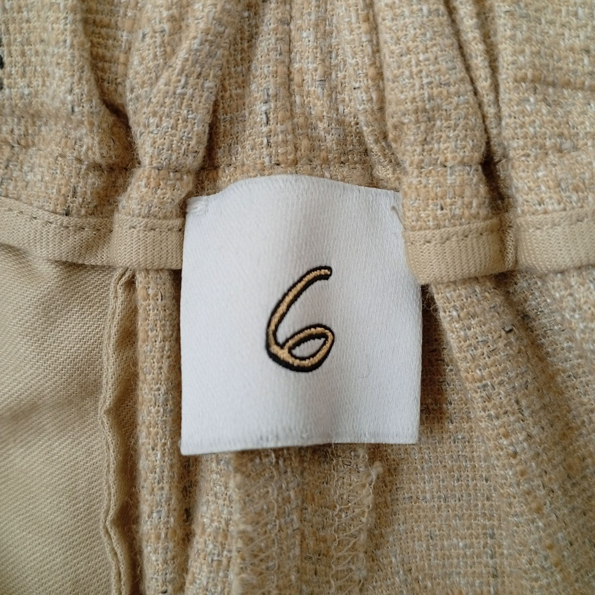 6(ROKU) BEAUTY＆YOUTH バックゴムパンツBACK GOMU PANTS 古着・中古-6枚目のアイテム画像