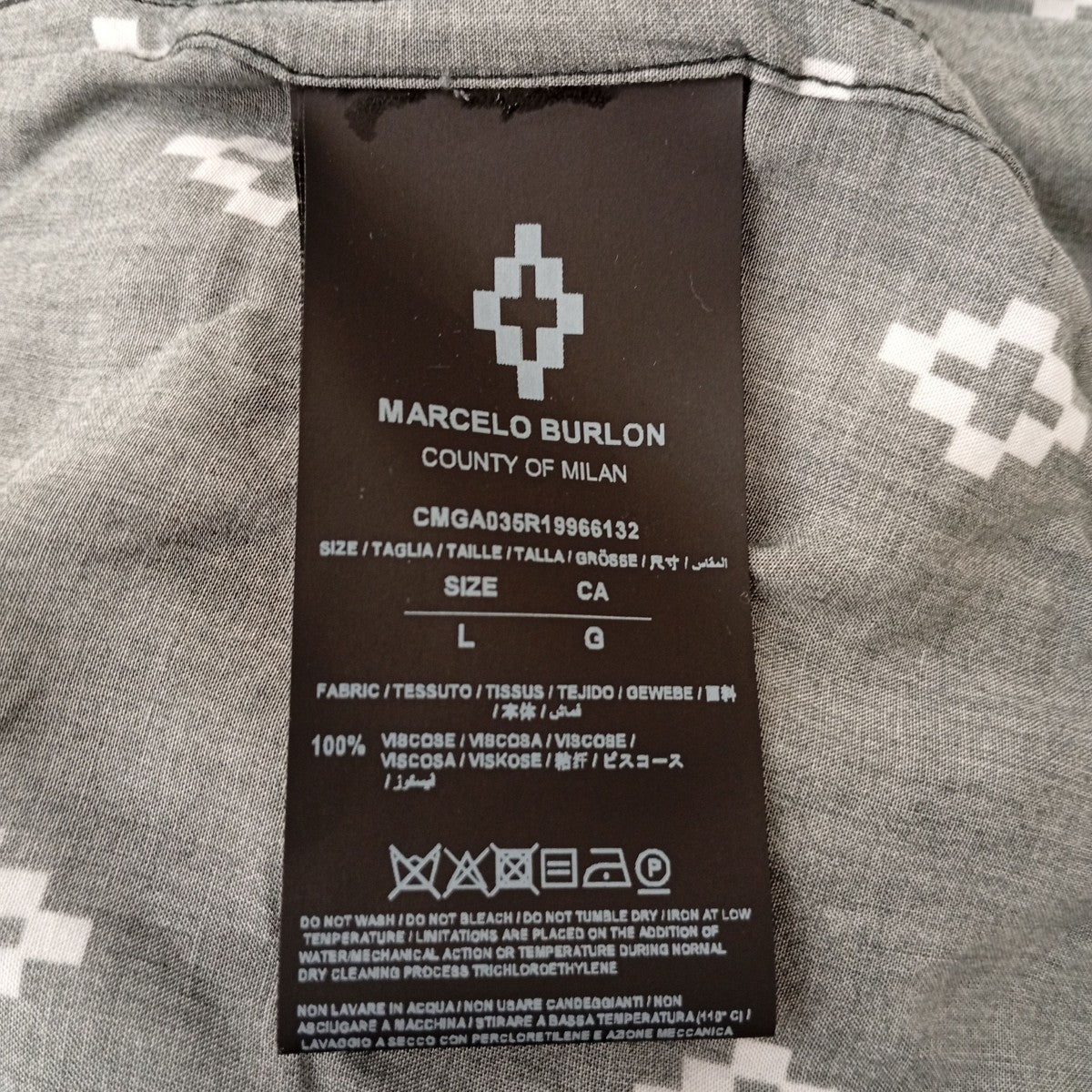 MARCELO BURLON 半袖シャツCMGA035R19966132 古着・中古-5枚目のアイテム画像