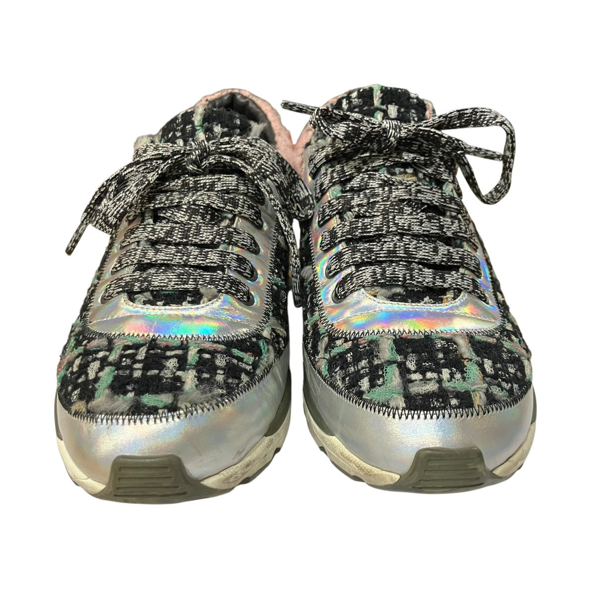 ツイード ローカットスニーカー