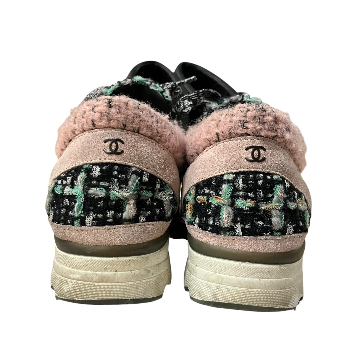 CHANEL(シャネル) ツイード ローカットスニーカー G30442 ライトピンク