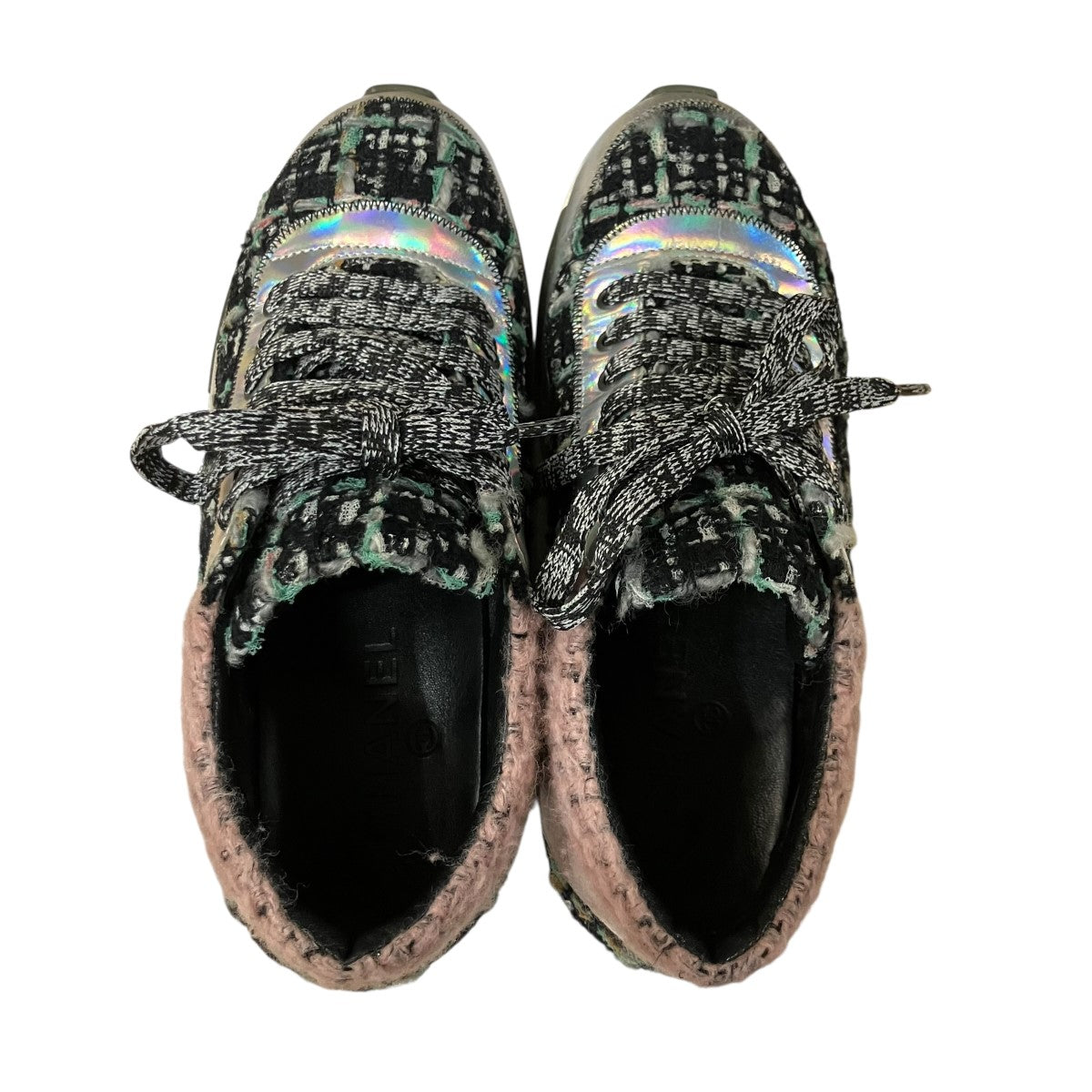 ツイード ローカットスニーカー