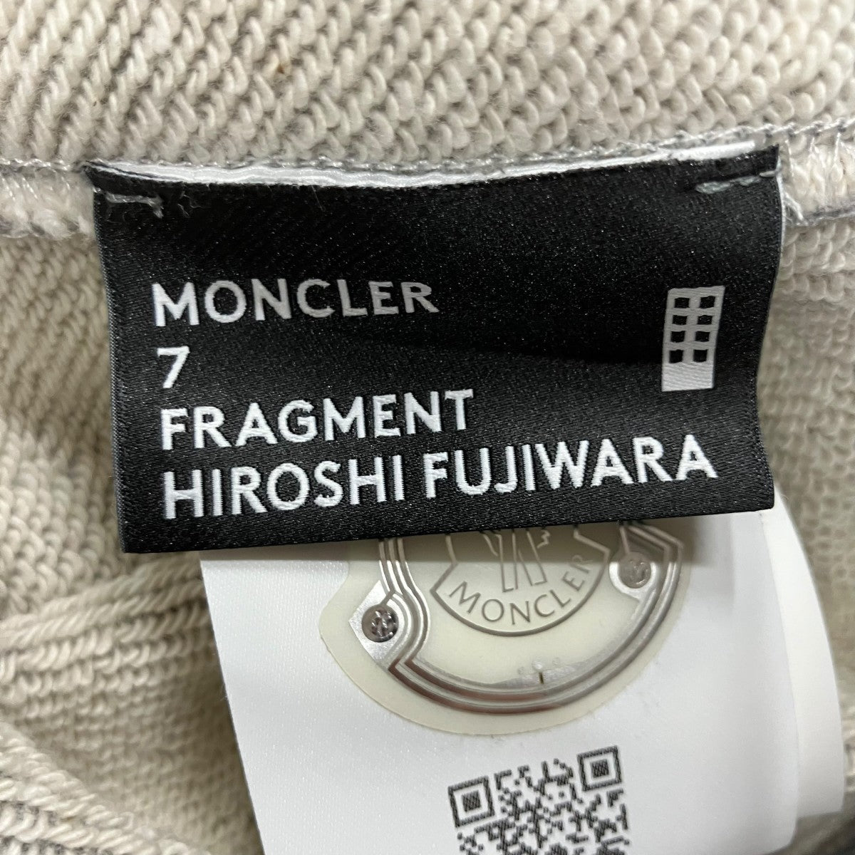 MONCLER×FRAGMENT ジップアップパーカー D209U8400450 グレー サイズ