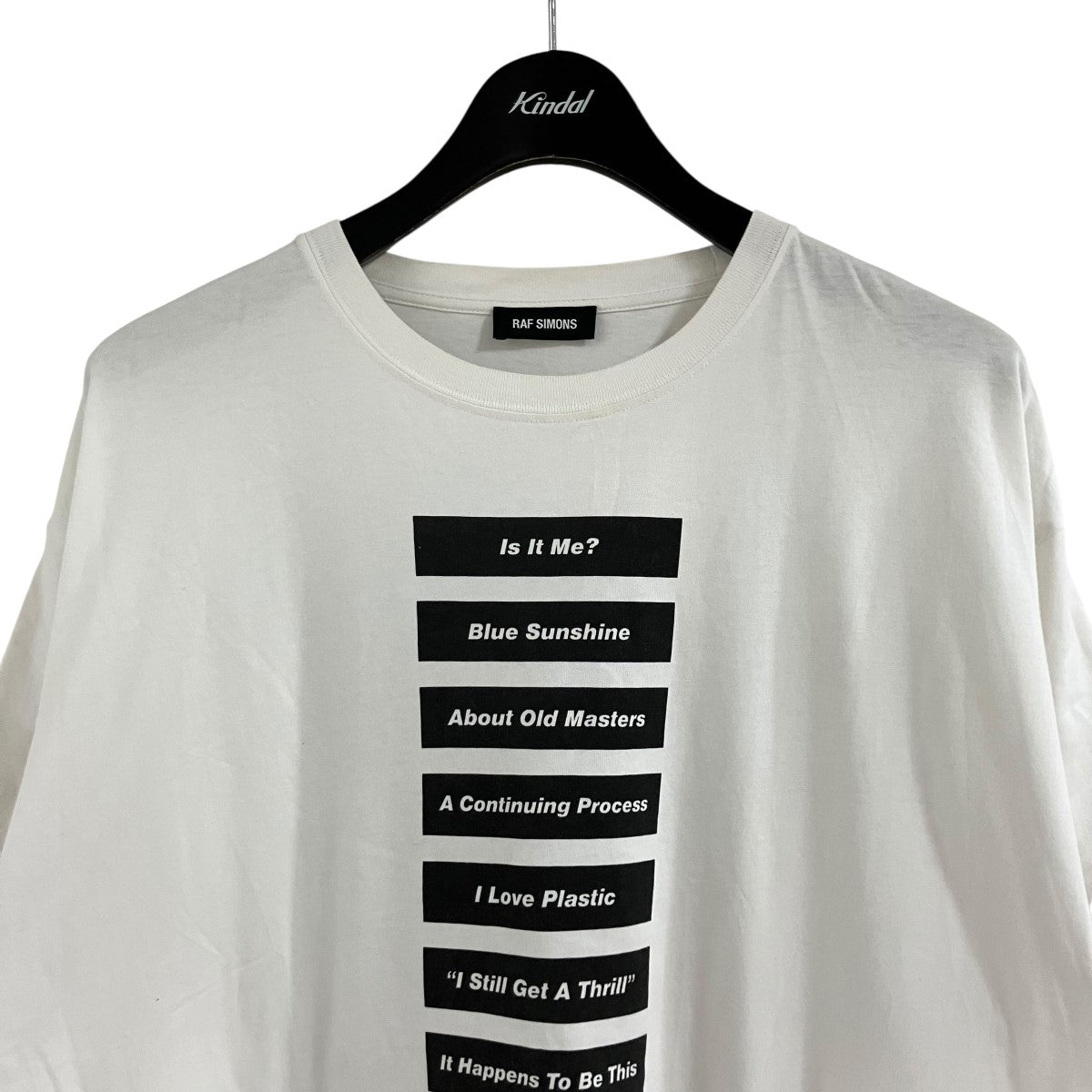 RAF SIMONS RECENT WORKS Tシャツ 古着・中古-2枚目のアイテム画像