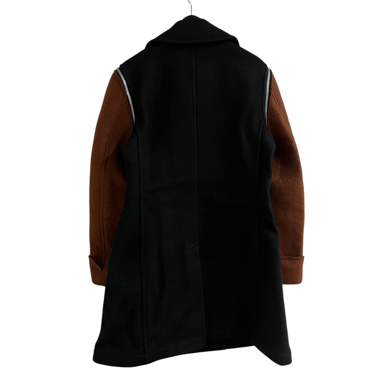 COMME des GARCONS 切替ウールコート 古着・中古-3枚目のアイテム画像