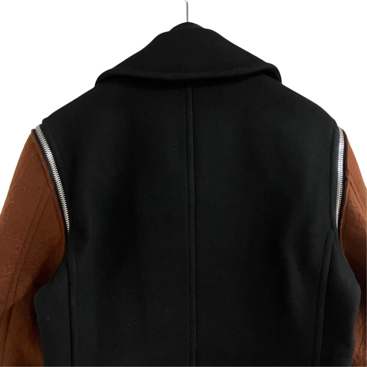 COMME des GARCONS 切替ウールコート 古着・中古-4枚目のアイテム画像