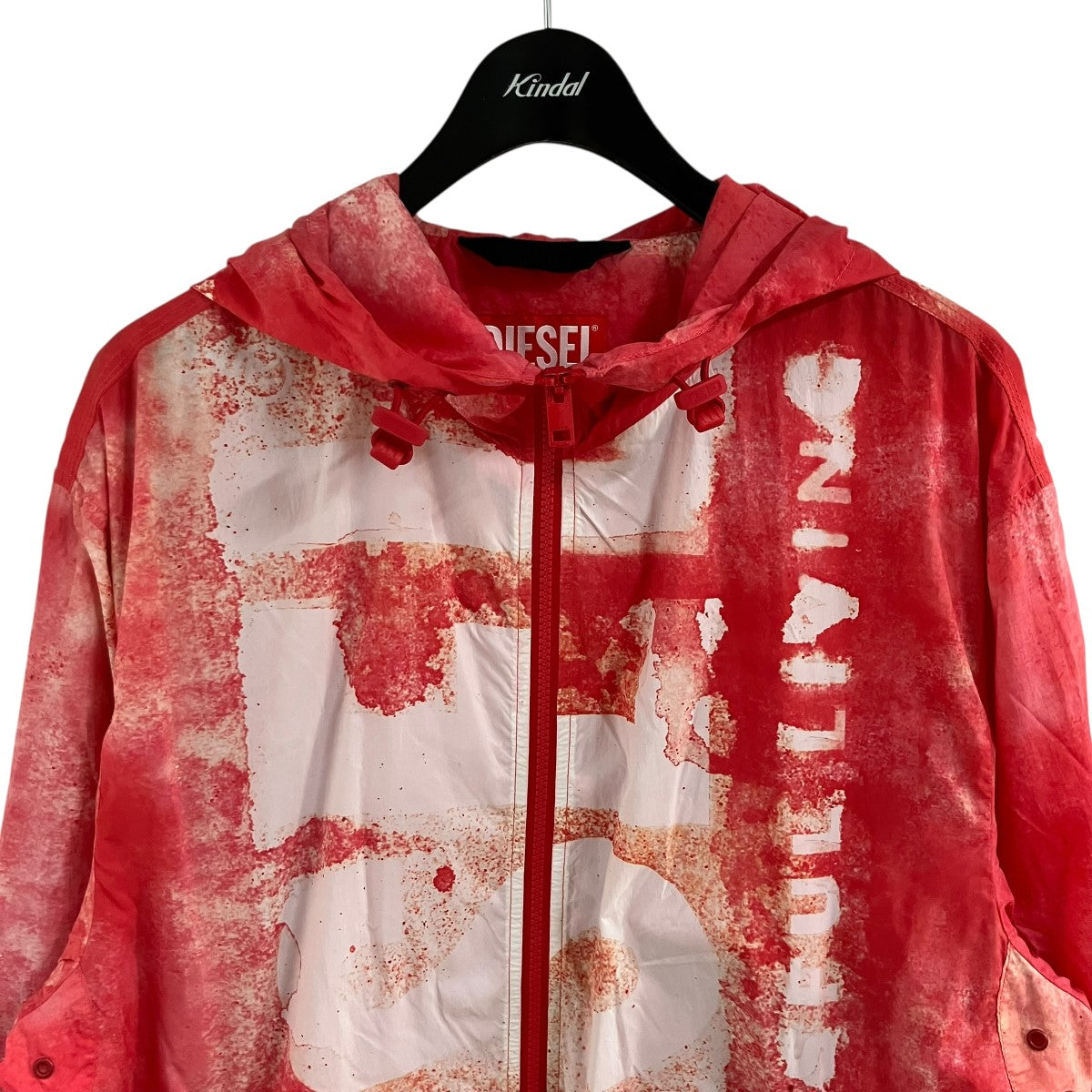DIESEL ジップアップジャケット 古着・中古-2枚目のアイテム画像