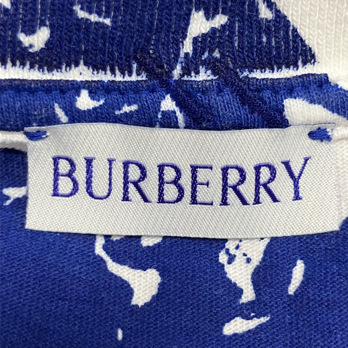 BURBERRY 総柄半袖カットソー 古着・中古-5枚目のアイテム画像